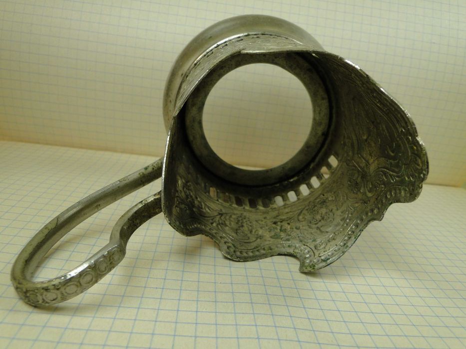 Подстаканник космос мельхиоровый