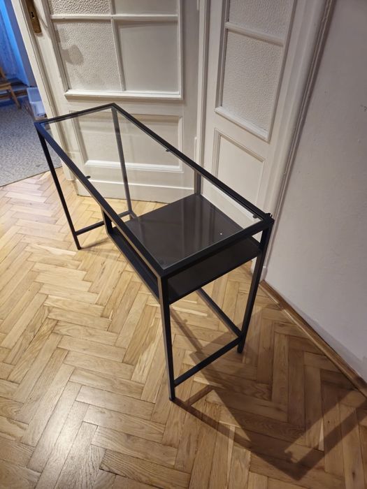 Ikea VITTSJÖ stolik biurko pod laptopa szklane