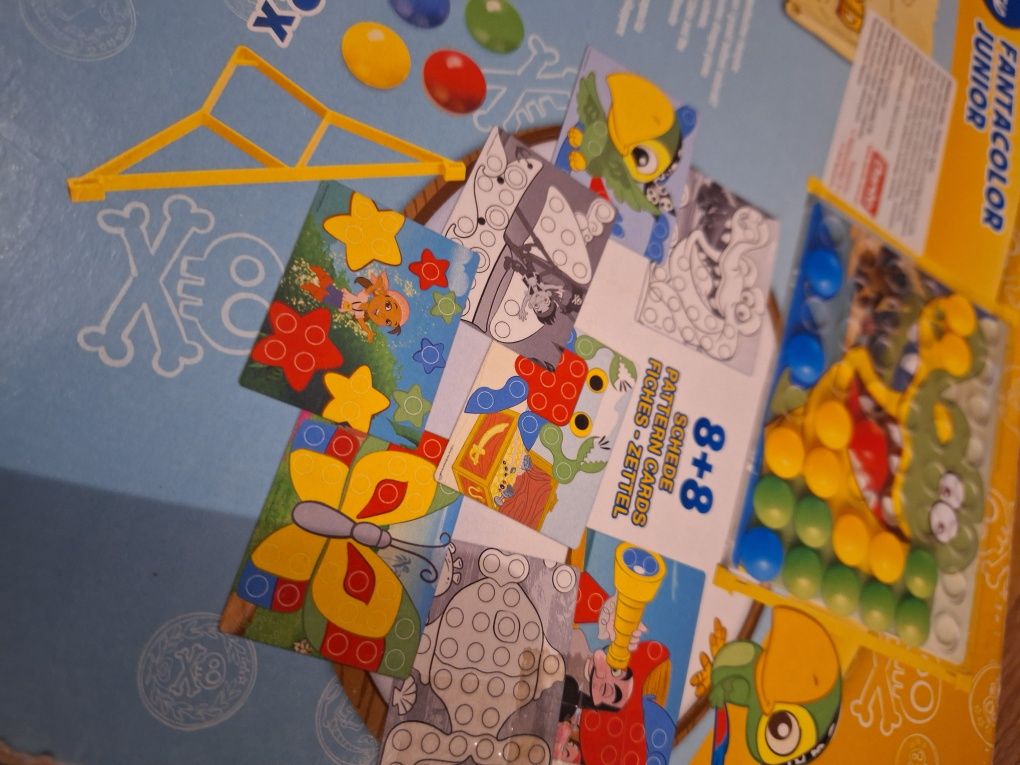 Quercetti Mozaika junior Jake (4204) układanka guzikowa, Montessori