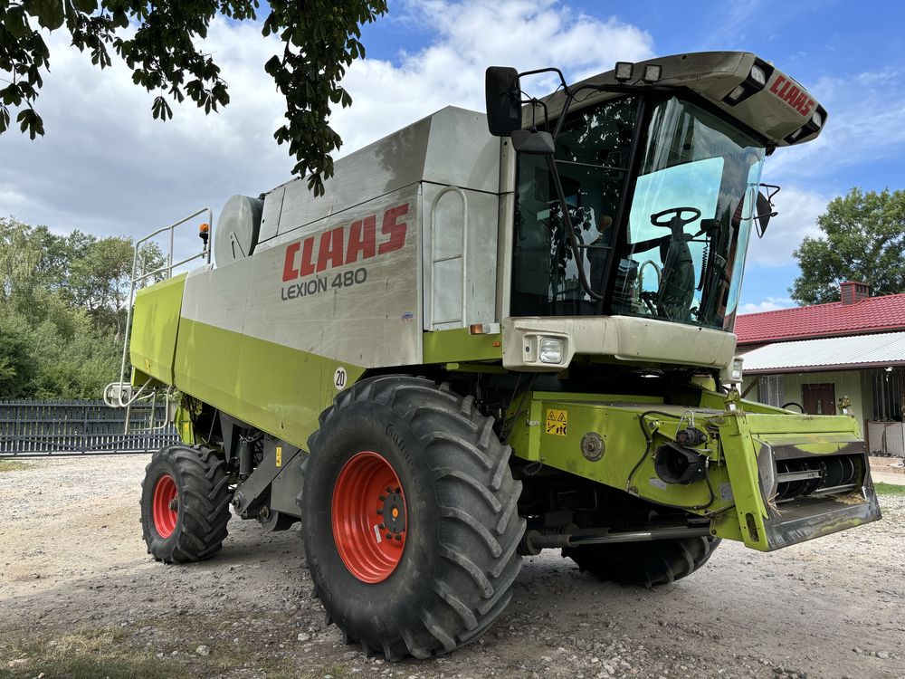 Claas Lexion 480 APS w oryginale z Niemiec prywatny John Deere WTS