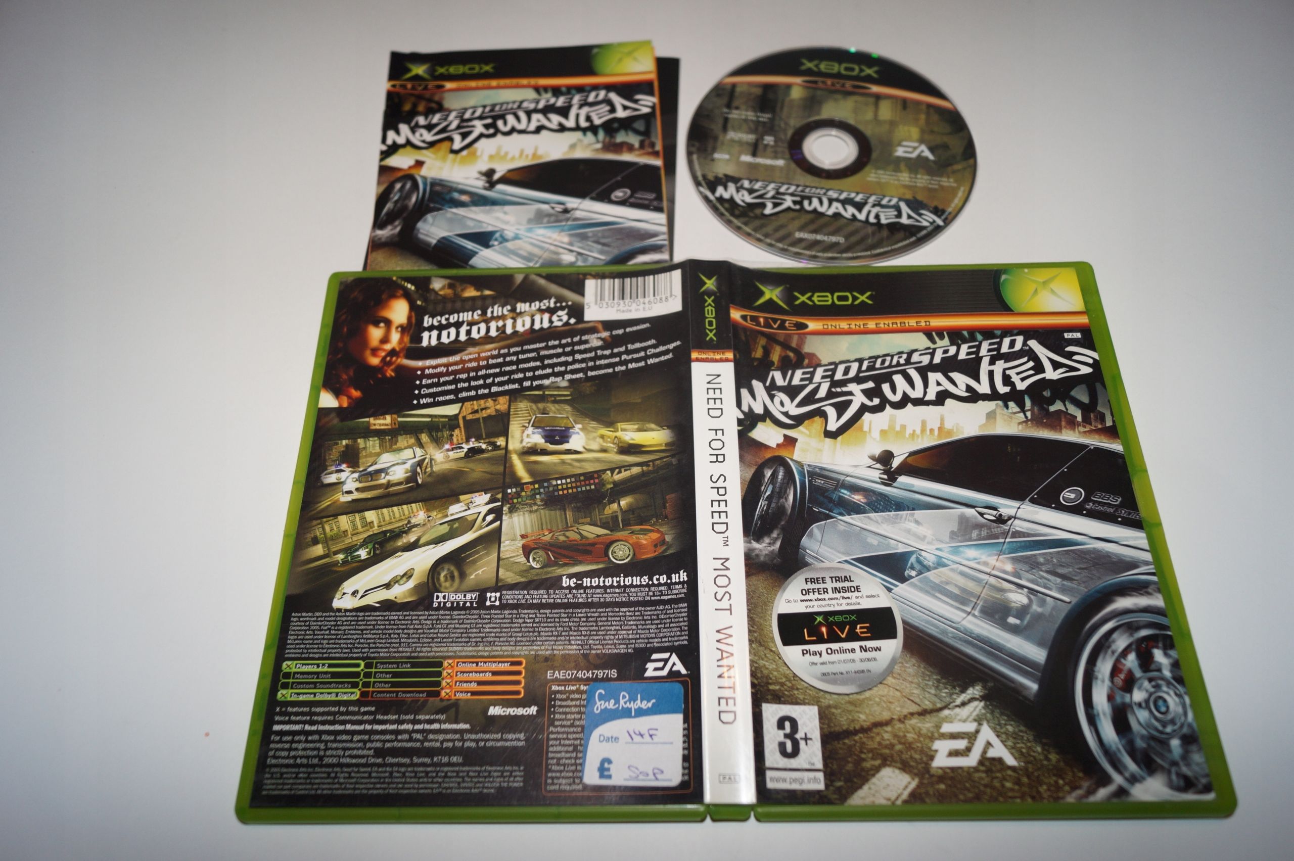 Gra Need For Speed Most Wanted Microsoft Xbox