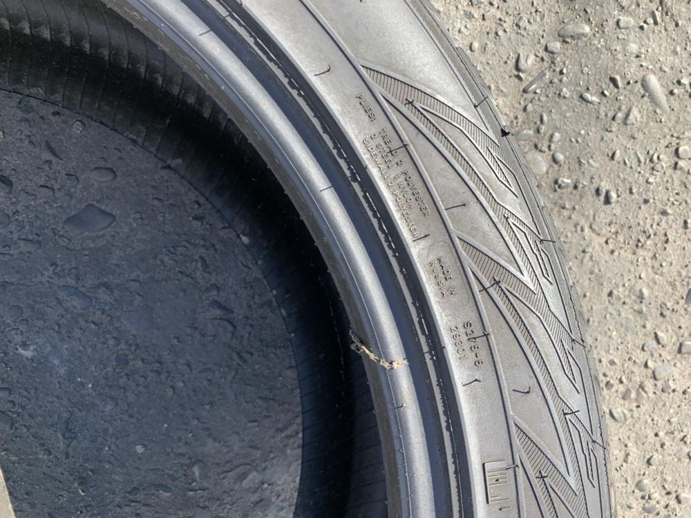 Шини 265/45 R21 пара Nokian 7мм, зима, 2021рік