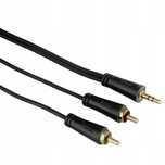 Kabel Hama minijack (3,5 mm) - 2x RCA (cinch) 1,5 m