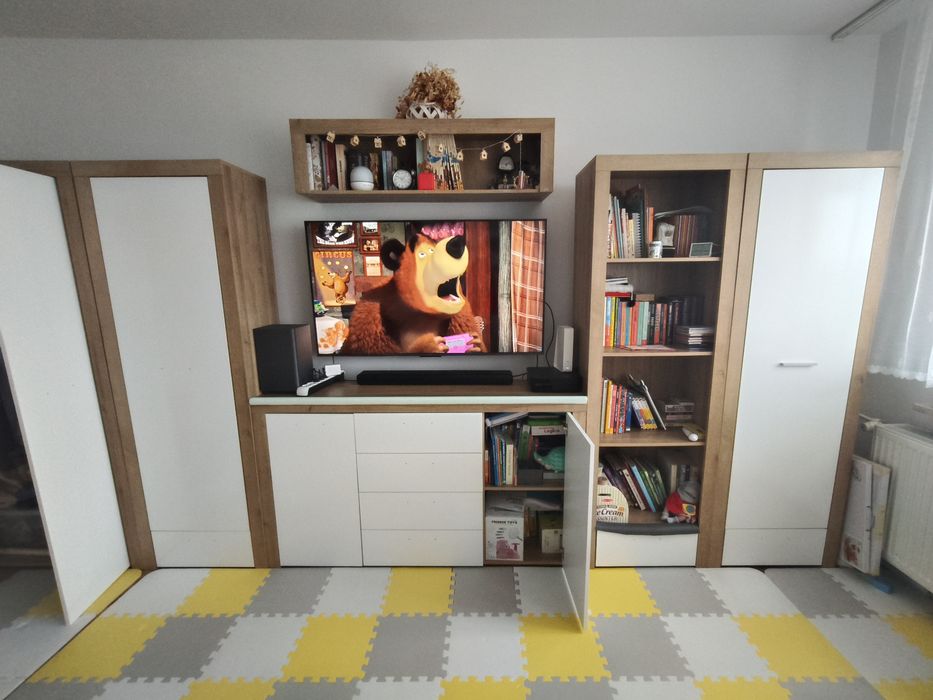 Meble BRW BALDER 2x komoda, szafa, 3x regał, półka wisząca