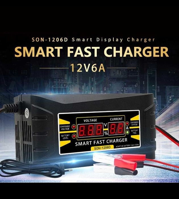 Зарядное устройство для автомобильного аккумулятора Suoer SON-1206D!