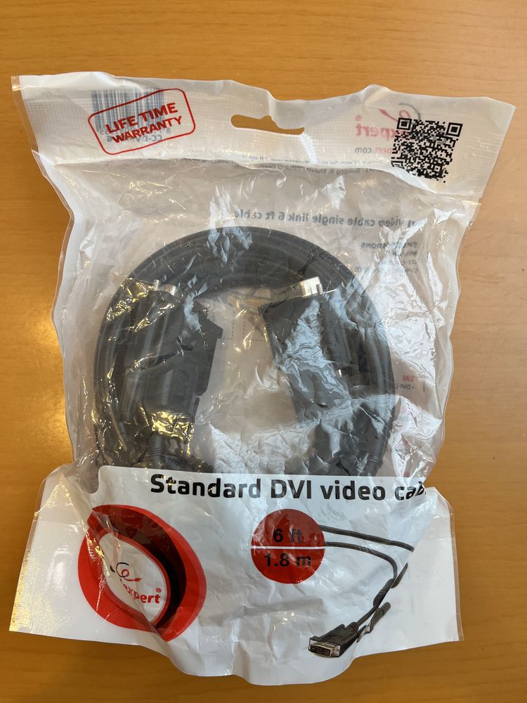 Новий кабель DVI-DVI, 1,8 м