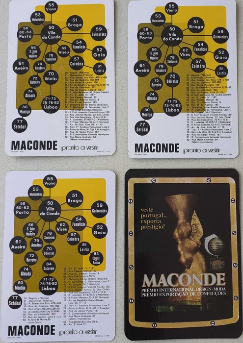 Calendários bolso - Maconde