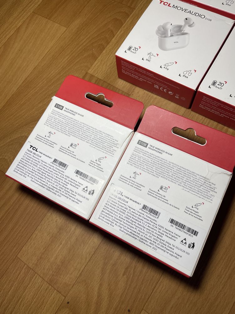 Лот навушників 16шт TCL MoveAudio S108