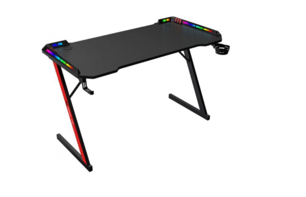 Комп'ютерний стіл Xtrike ME DK-05 Gaming Desk RGB Llight Black (DK-05)