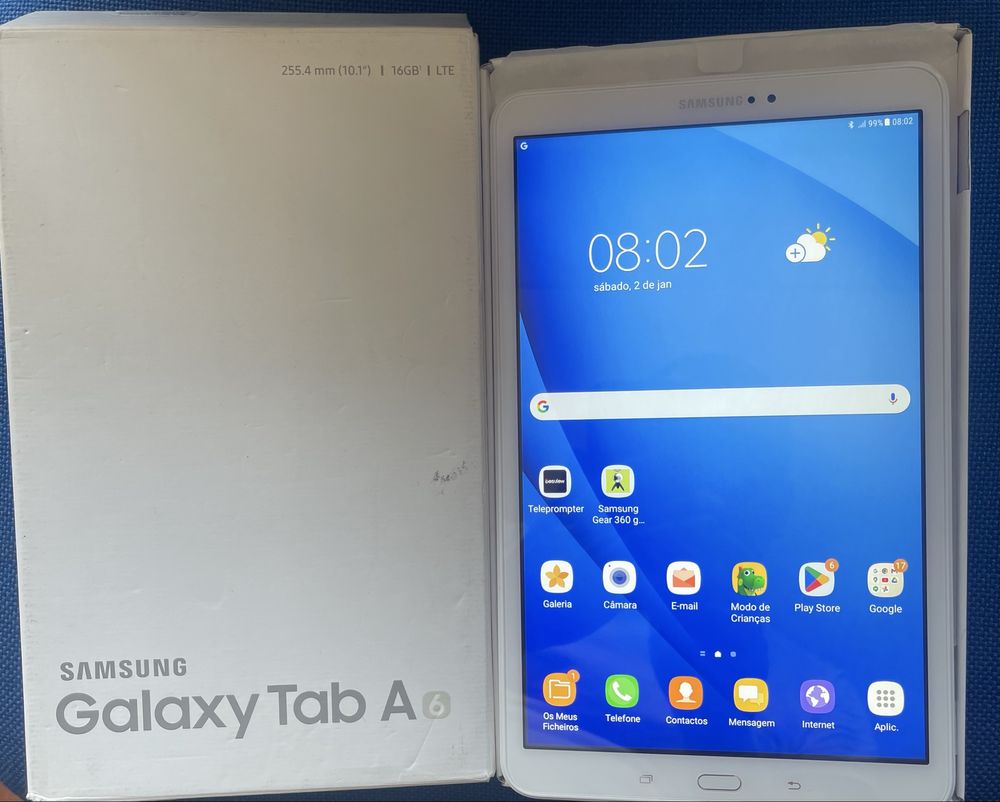 Tablette Samsung Galaxy Tab A (2016) 16 Go 10.1 pouces Branco