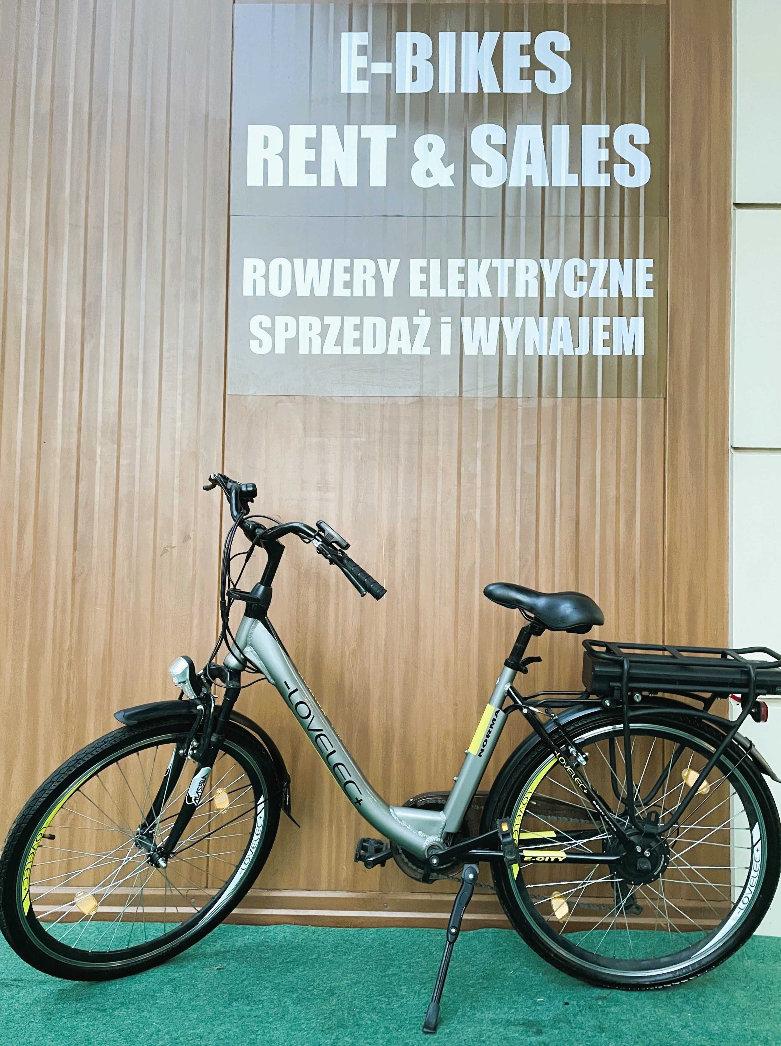 Rower elektryczny miejski Lovelec Norma, rama 18", koło 26"