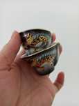 Ceramiczny gwizdek japoński czarki do sake czarka kieliszek Japonia