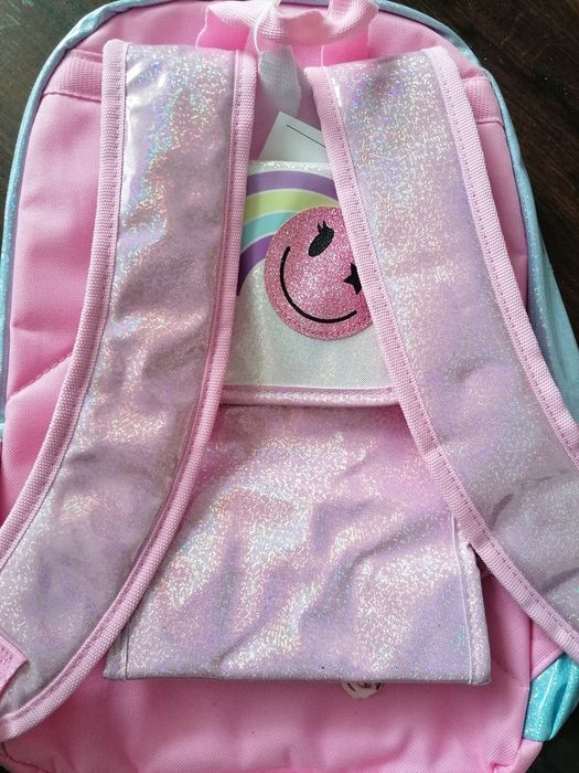 Nowy plecak 3 części błyszczący