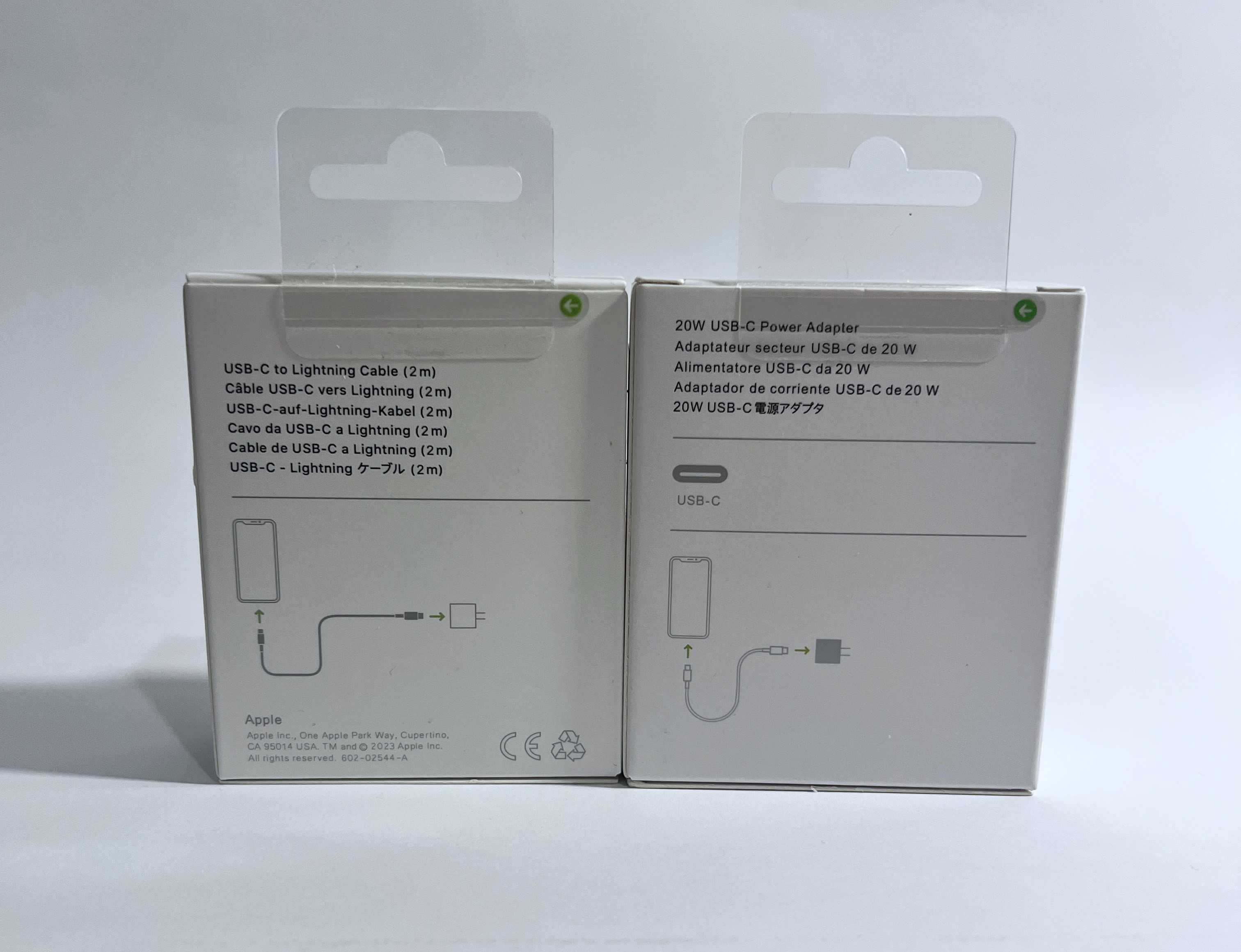 Ładowarka przewód kabel 2 METRY + kostka USB-C 20W iPhone iPad 2M