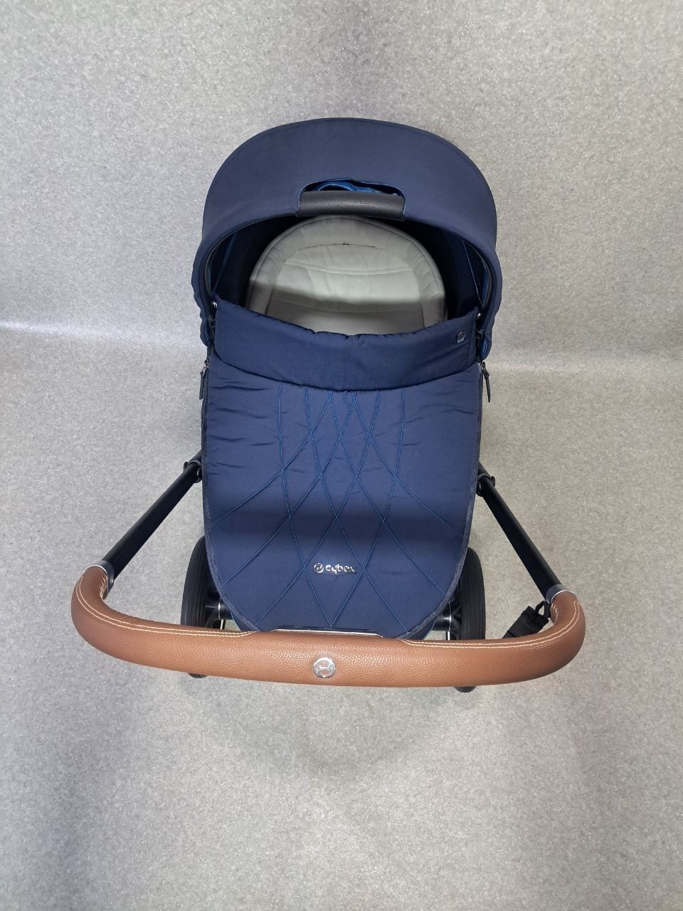Cybex priam navy blue 2 в 1 дитячий візочок коляска каляска