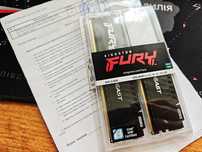 Оперативна память Kingston Fury Beast 32gb (2x16gb) 6000mhz Гарантія!