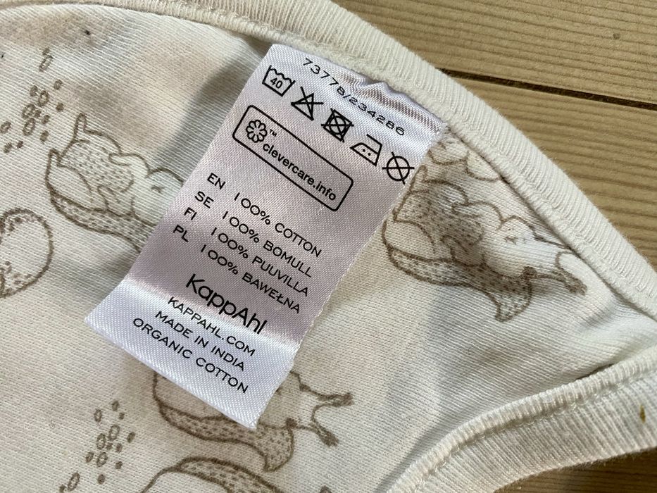 KappAhl NEWBIE śliniak śliniaczek bawełniany nowy