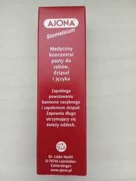 Pasta do zębów AJONA koncentrat krwawiące dziąsła choroby przyzębia