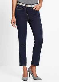 B.P.C spodnie jeansowe 7/8 ciemne r.40