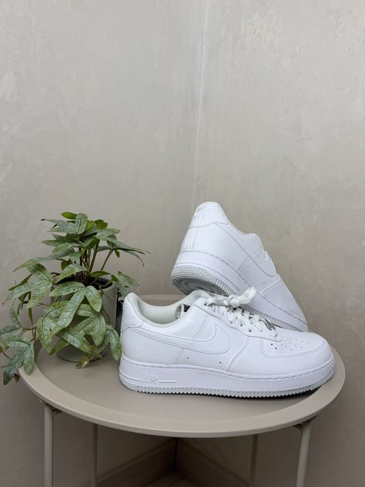 Оригінал Nike air force 1 унісекс жіночі чоловічі натуральна щкіра