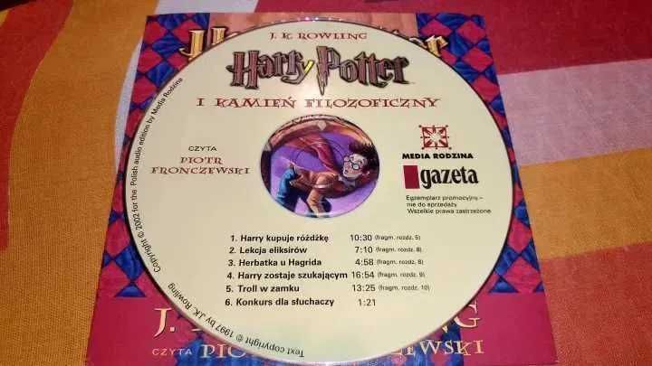 Harry Potter i kamień filozoficzny audiobook fragmenty Fronczewski