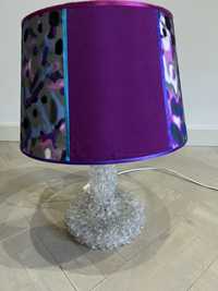 Lampka stojaca z abazurem