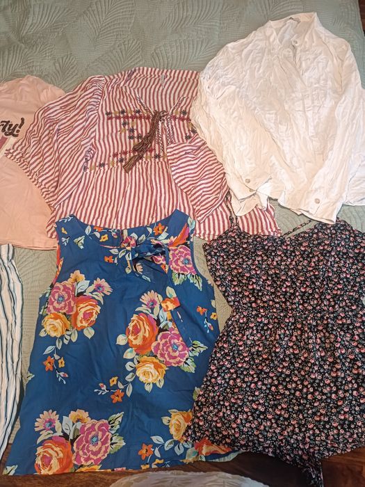 Letnie na lato zestaw paka ubrań 36 S 38 M Promod GAP bucket hat house