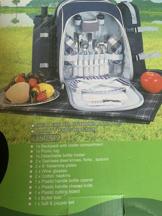 Набір для пікніка, рюкзак, наплічник на 2 персони