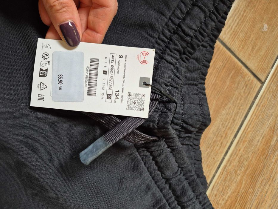 Nowe chłopięce joggery Zara rozm.134