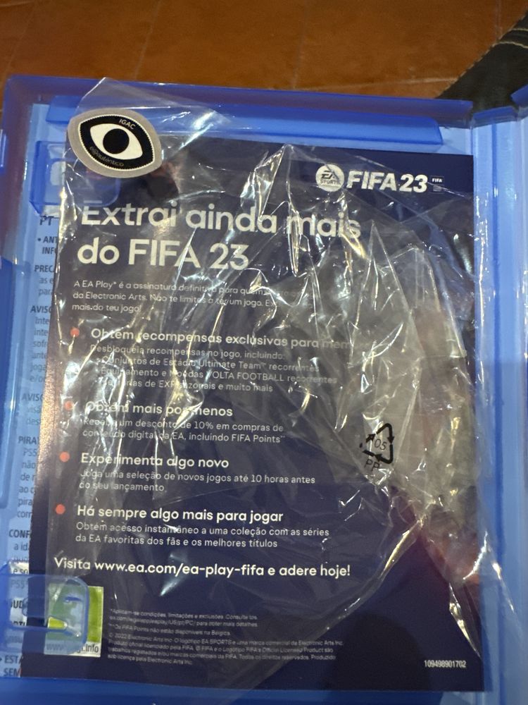 Fifa 23 PS5 com selo IGAC