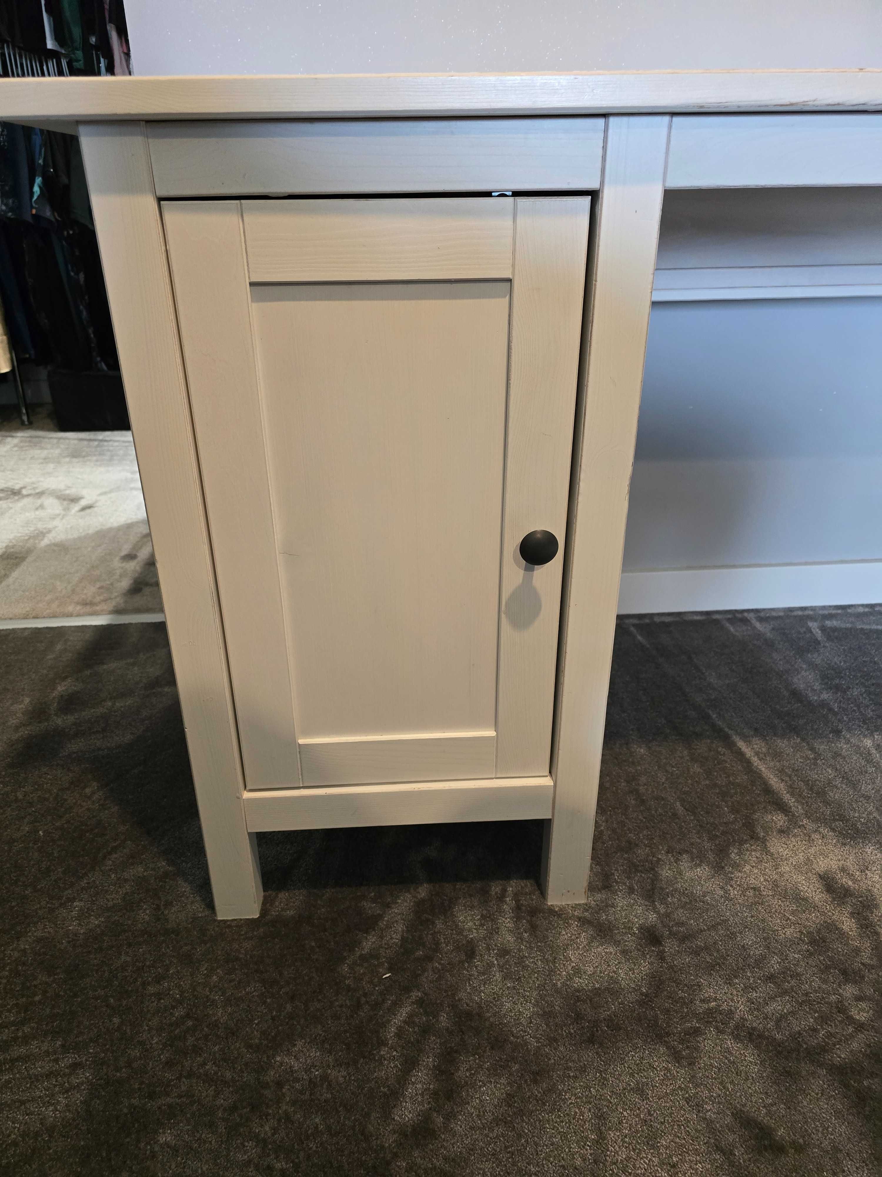 Biurko hemnes biała bejca