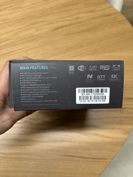 Amiko A6 - Box IPTV - Android 4