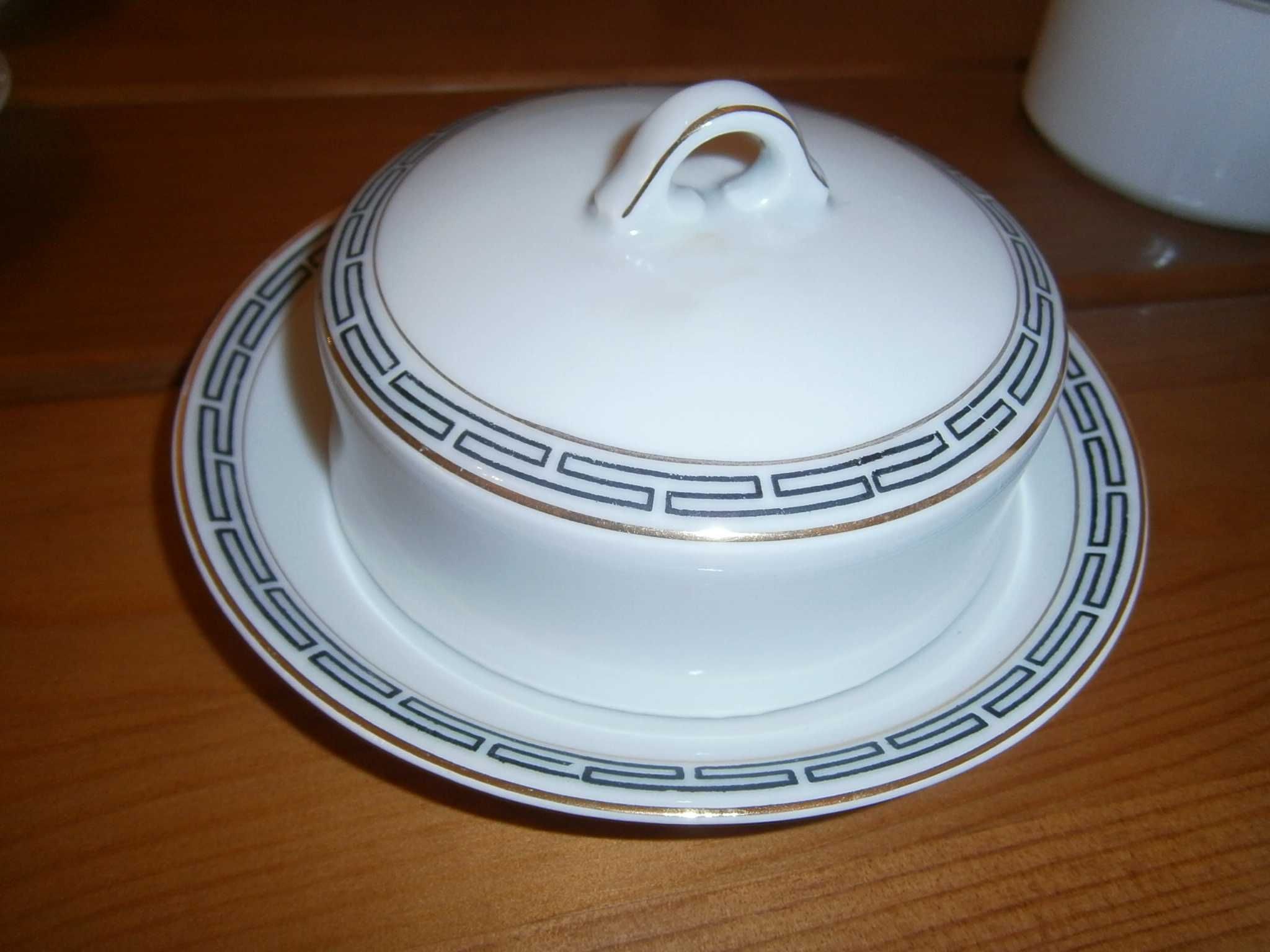 Serviço Chá porcelana antiga alemã, raro, Bavaria, anos 1930/40
