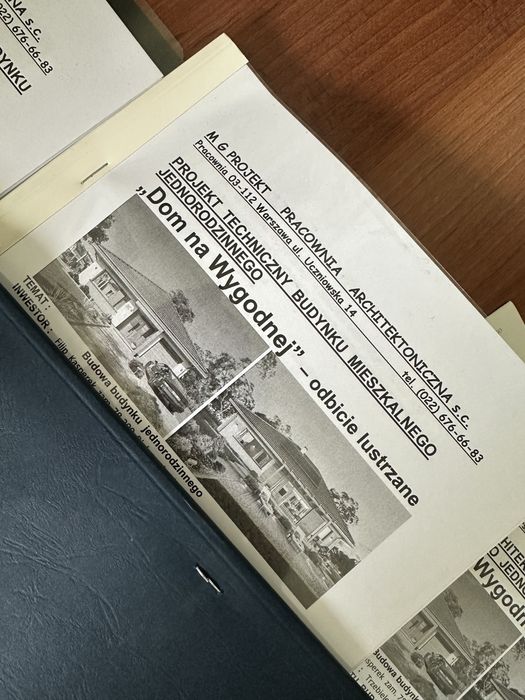 Projekt domu „Dom na wygodnej” odbicie lustrzane