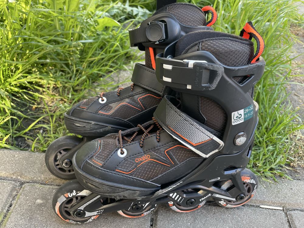 Rolki dziecięce Decathlon 29-32 plus kask