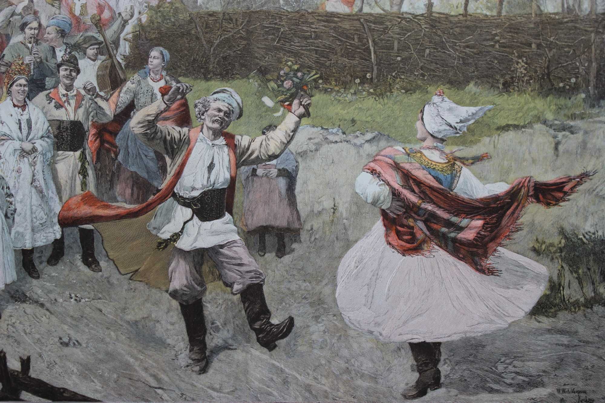 Wincenty Wodzinowski - wiejska zabawa