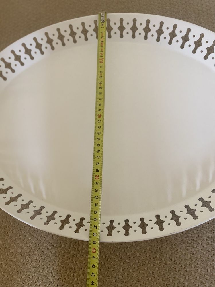 Bandeja Ikea branca metal,como nova