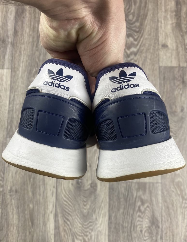 Adidas original кроссовки 44 размер синие оригинал