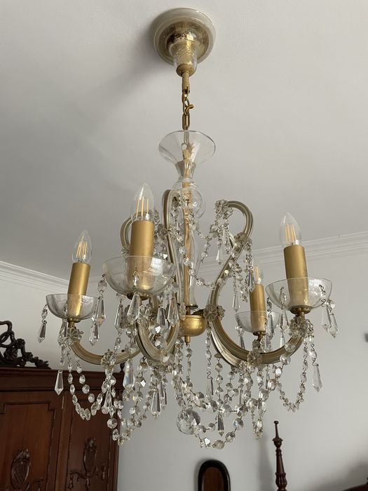 Candeeiro de Teto - Cristal