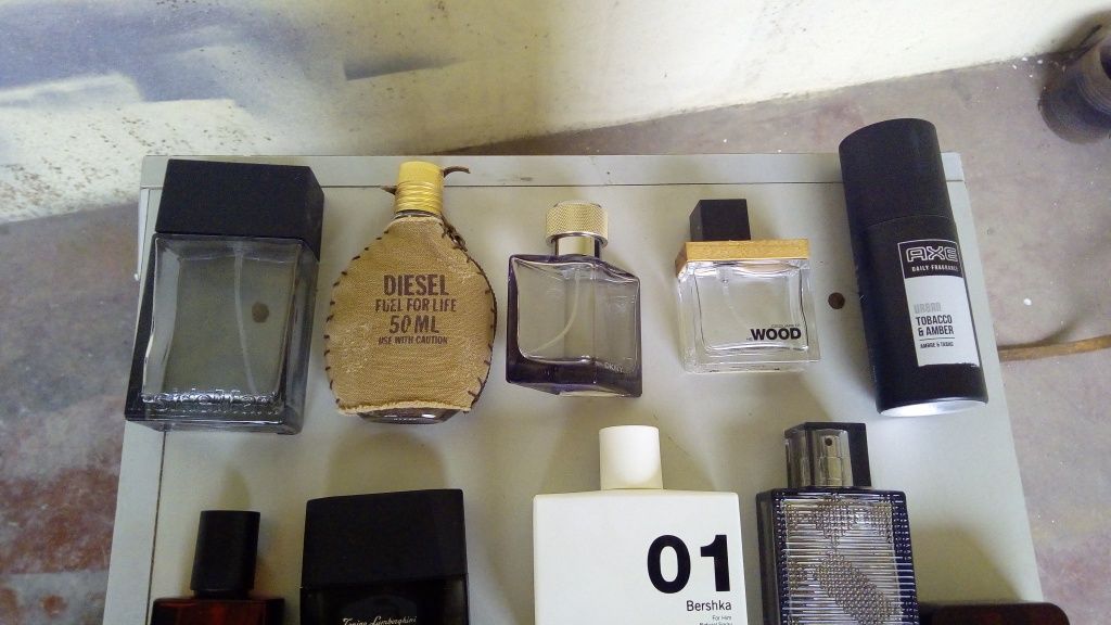 Perfumes originais vazios