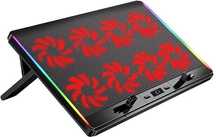 PODSTAWKA CHŁODZĄCA POD LAPTOP-A 12-17' 8x wentylator wyświetlacz LED
