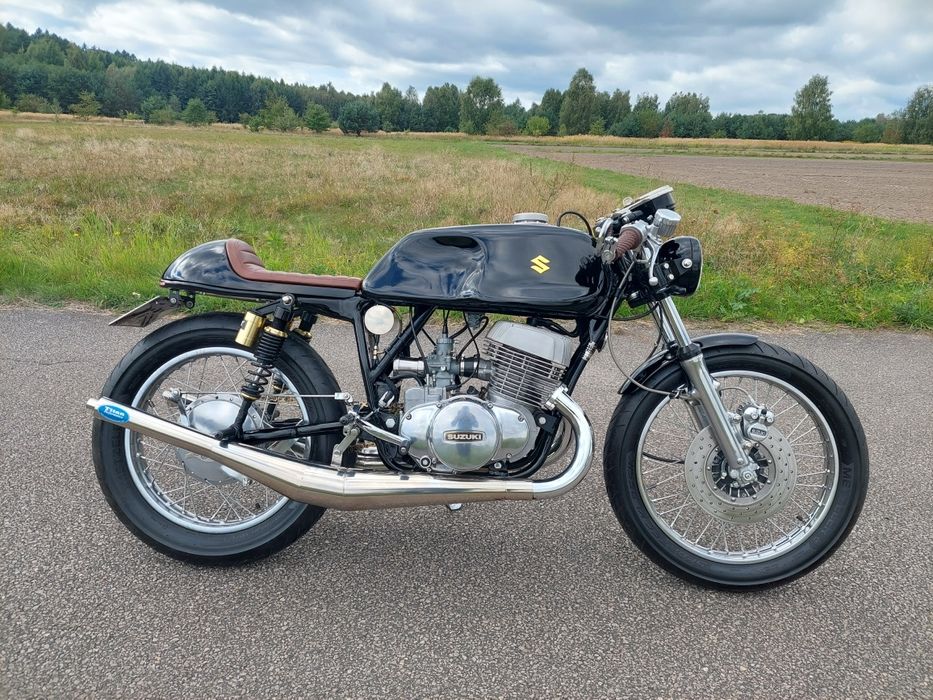 Suzuki t500, 2sów, 2 cylindry, cafe racer