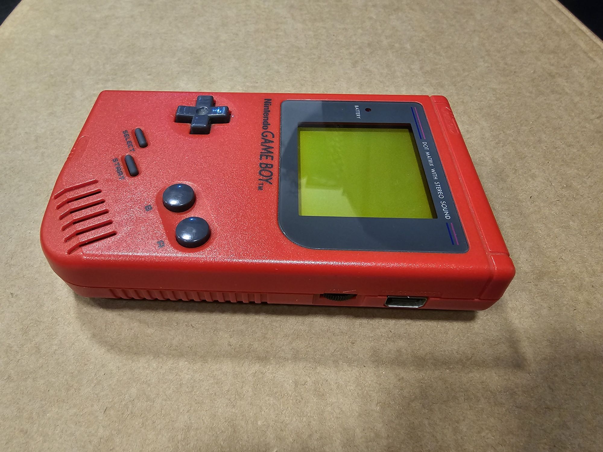 Gameboy DMG Red + 2 jogos