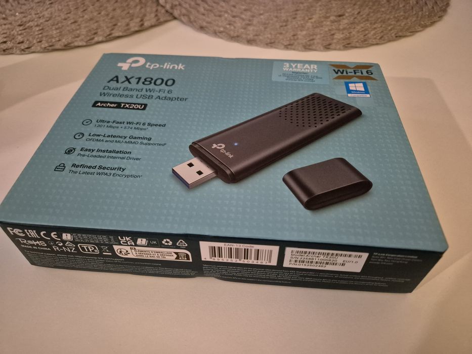 Karta Wi-Fi na USB Tp-link AX1800 nowa