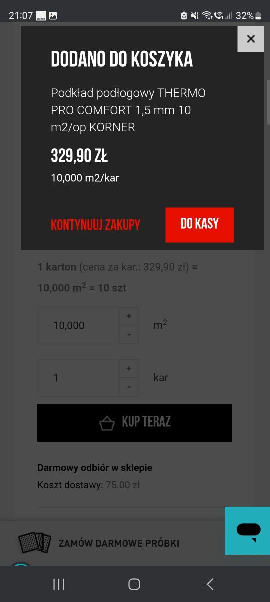 Sprzedam podkład pod panele