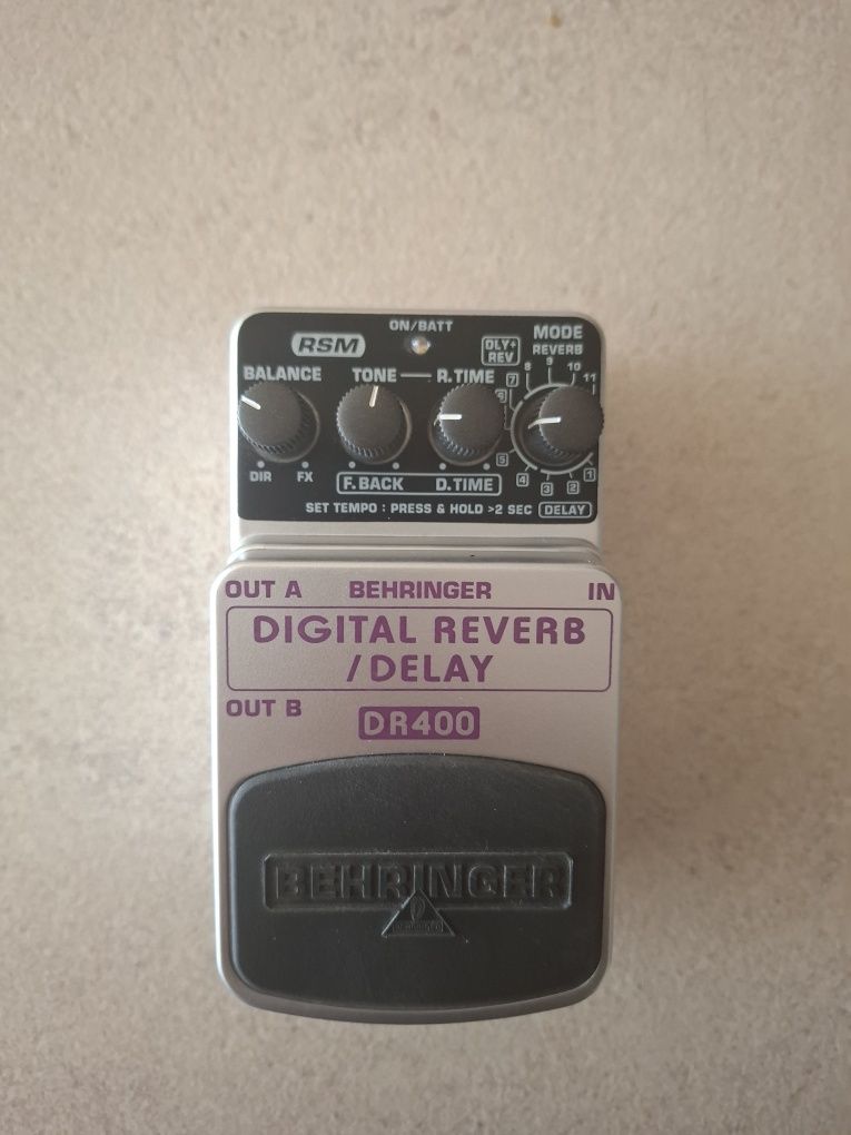 Behringer DR400 – Digital Reverb / Delay Kopia: Boss RV-3 Digital Reve