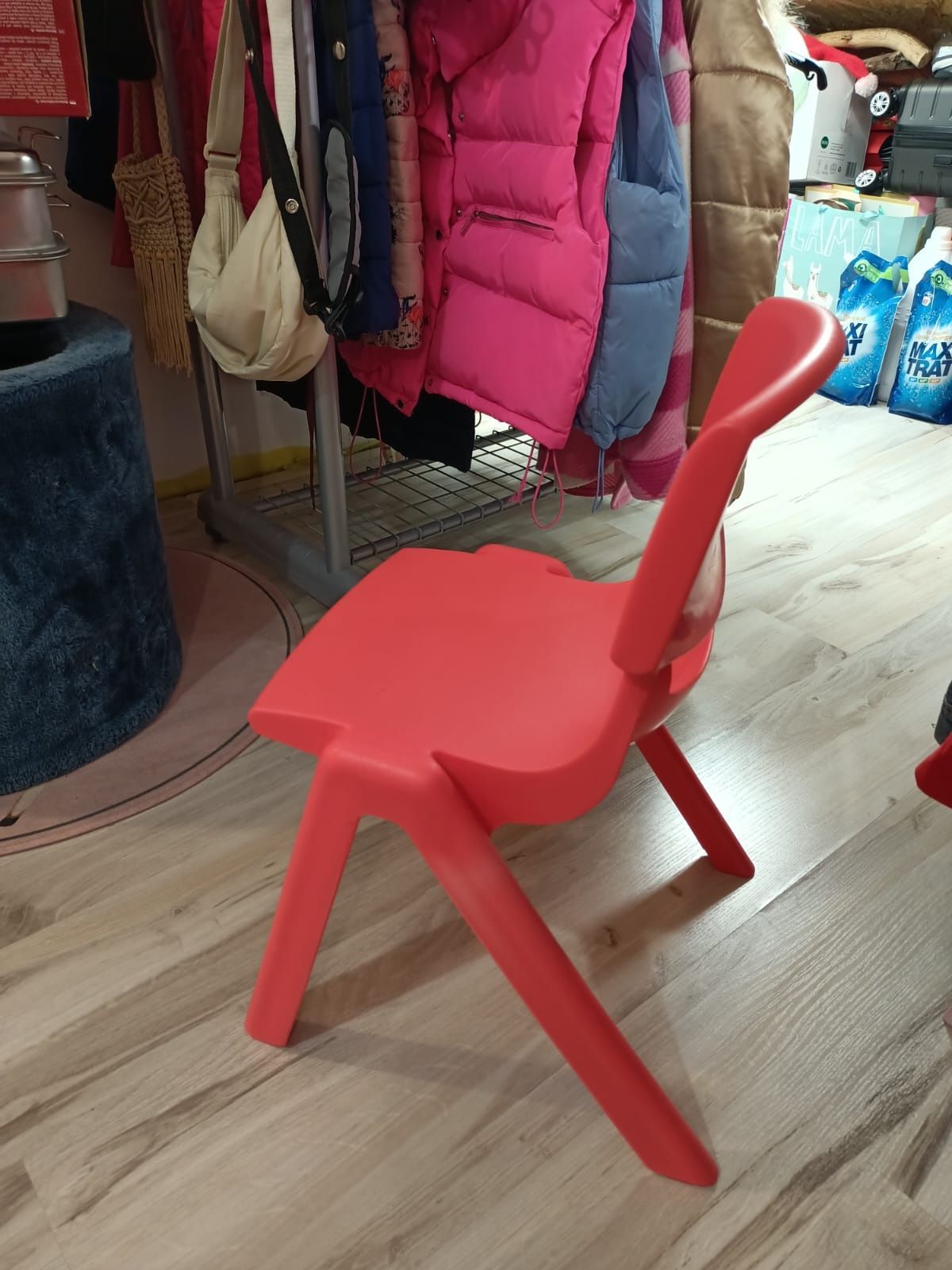 Krzesło Krzesełko dziecięce Ikea czerwone