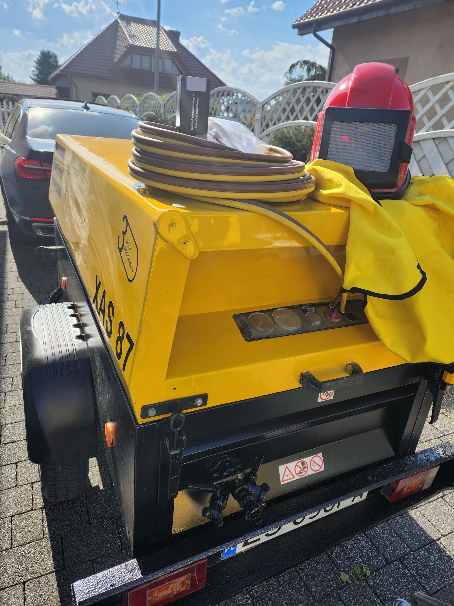 Piaskarka kompresor sprężarka Atlascopco 5000Litrów/min dostawa gratis