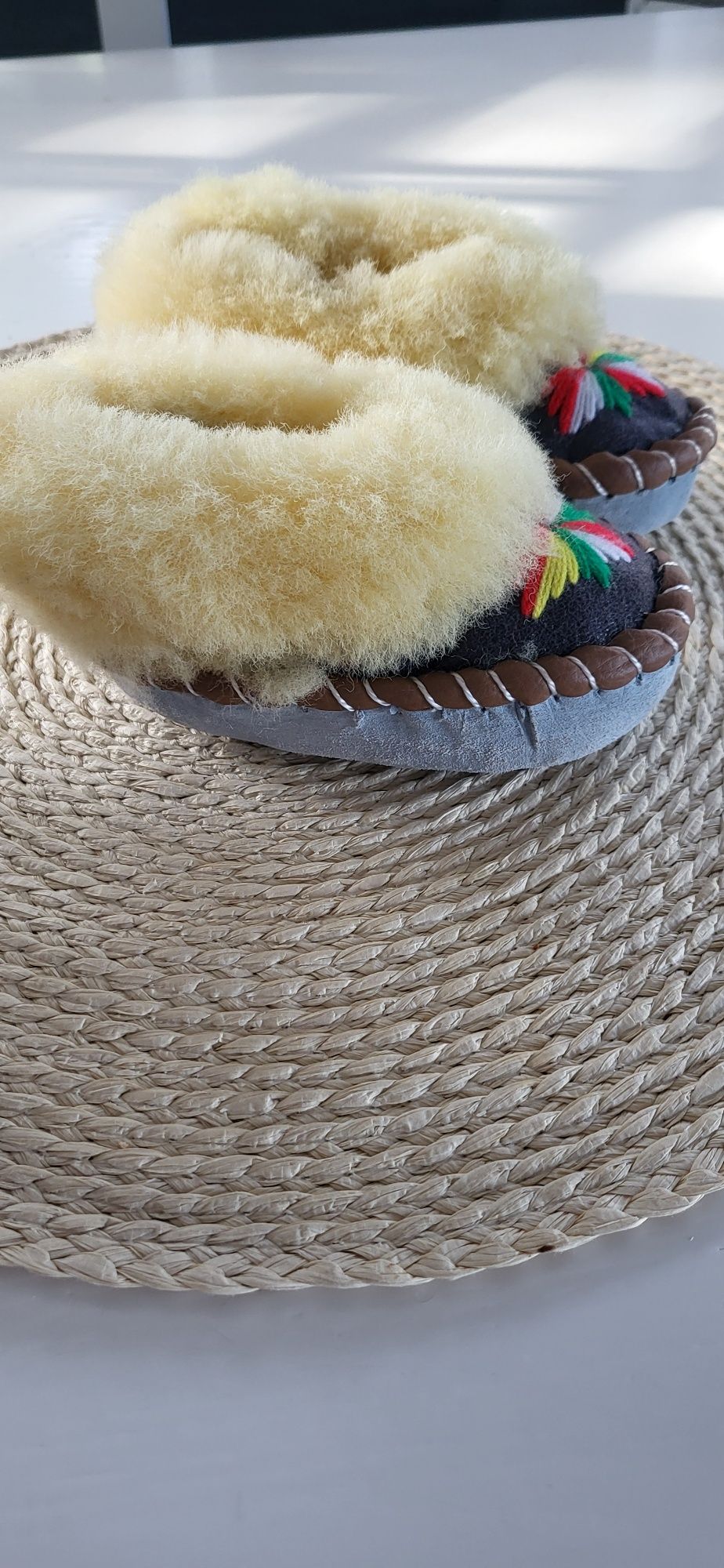 NOWE Góralskie kapcie,  bambosze, zakopianki, dziecko rozmiar 14cm