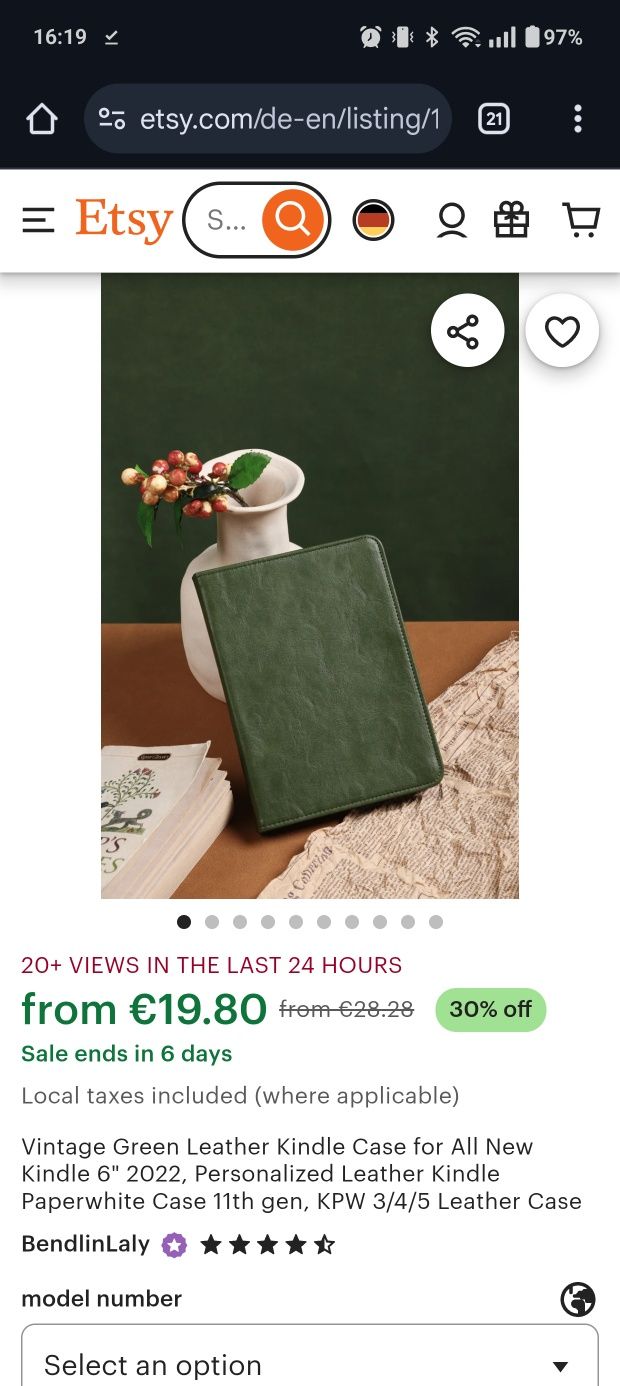 Capa Kindle ebook - NOVA